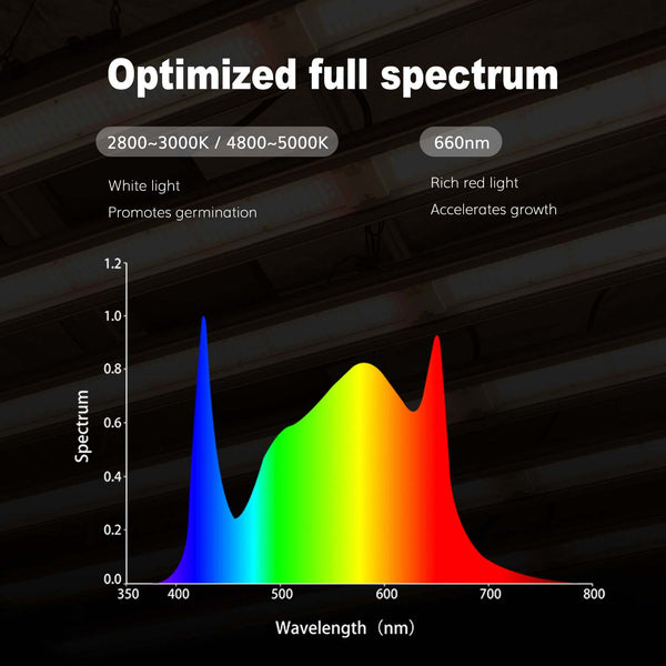 1000W Full Spectrum LED Grow Lights | High Efficiency Plant Grow Lights with SAMSUNG 281B LED Diodes ---TheOneGrow