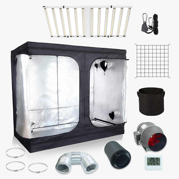 COMBO-SAVE R800!240×120×200cm Grow Tent Kits with 1200w LED Grow LightS ---TheOneGrow