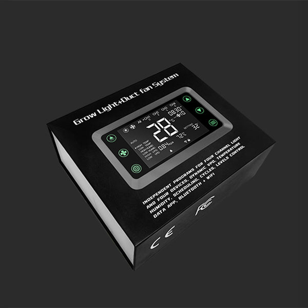 Professional smart controller | Supports control of LED grow lights, Inline Fans and Clip Fan sets, VPD Sensing
