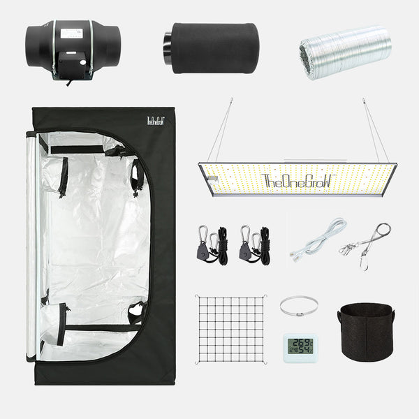 COMBO-SAVE R500!HOT Sale 200W Plant Grow lights with 90x90cm Grow Tent Kits