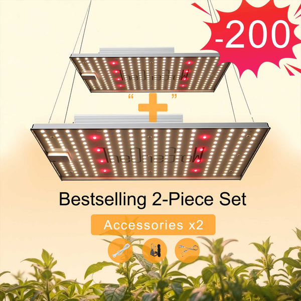 2-Pack 120W LED Grow Light for Plant Growth, Special Offer Save R200-TheOneGrow