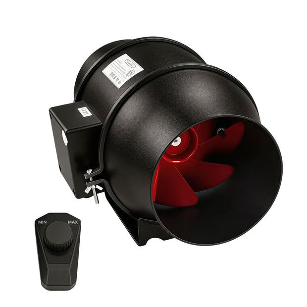 4″/100mm、6″/150mm、8″/200mm Inline Fan Upgraded Model---TheOneGrow