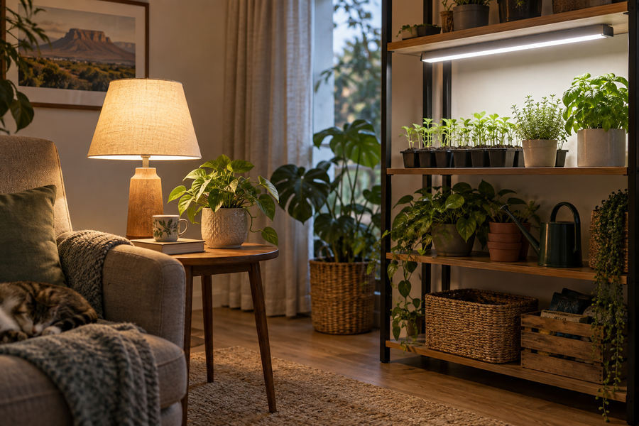 Light for Plants in South Africa: Home LEDs vs Grow Lights