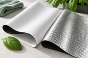 Illustrative white and reflective-film liner samples