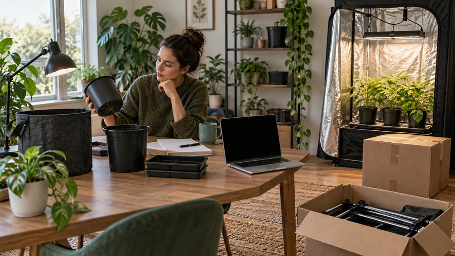 Comparing local and imported equipment orders at a home desk