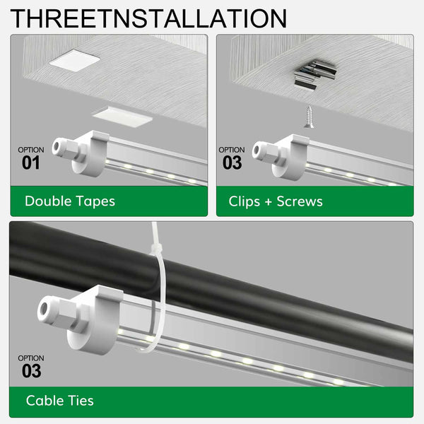 T8 LED Tube Grow Lights 10W x 2PCS for Plant Seedling/Leafgreen/Mushroom/Microgreens Cultivation