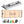 Load image into Gallery viewer, TheOneGrow 200W LED panel front and back views with full spectrum chart, driver and hangers
