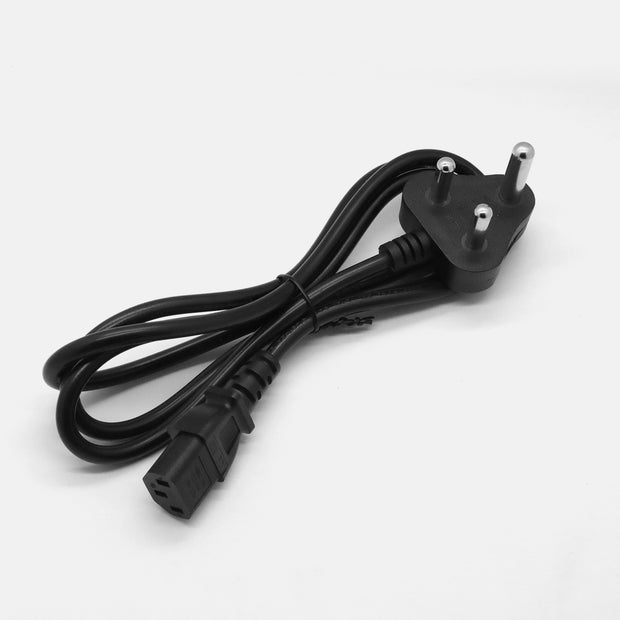 TheOneGrow 1.8M power cord with South African 3-pin plug and IEC female connector