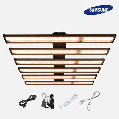 720W Full Spectrum Led Lights With 𝗦𝗔𝗠𝗦𝗨𝗡𝗚 𝗟𝗠𝟮𝟴𝟭𝗕 𝗗𝗶𝗼𝗱𝗲𝘀| 2.7umol/J Efficacy---TheOneGrow