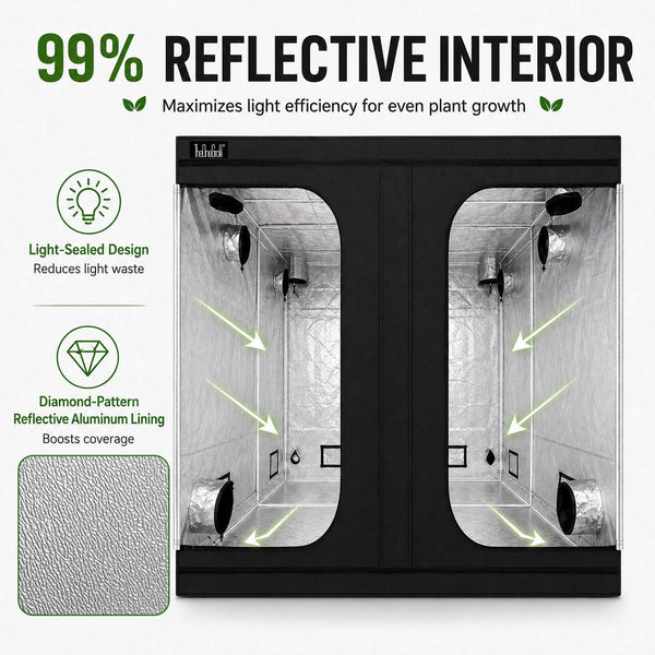 240×240×200cm Grow Tent--TheOneGrow