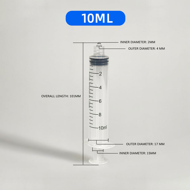 Syringe for Plant Nutritional Liquid Measurement 10/50/100ml---TheOneGrow