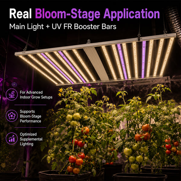 120W UV/IR Led Supplemental Light Bars For 1600W Grow lights