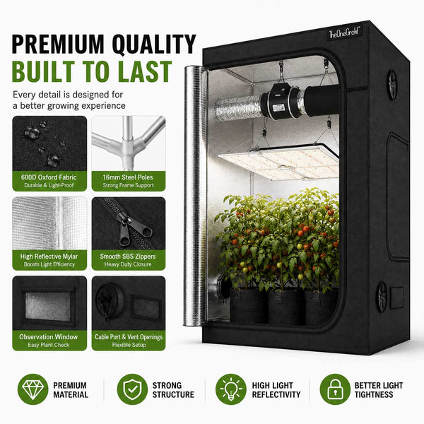 150x150x200cm Grow Tent---TheOneGrow