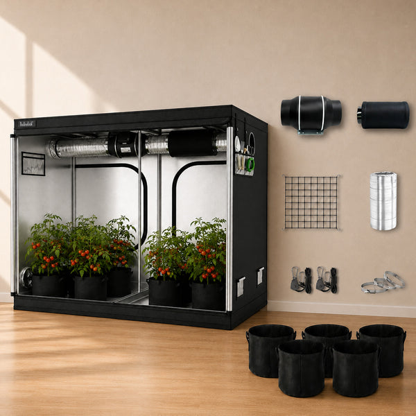 Save R300 – 240×120×200cm Grow Tent Kit with 6-Inch Ventilation Kit ---TheOneGrow