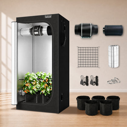 SAVE R300-60×60×140cm  Grow Tent Kits ---TheOneGrow