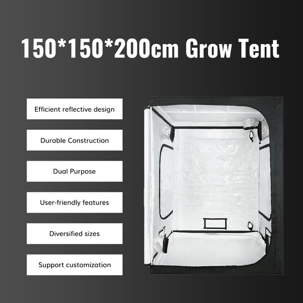 150x150x200cm Indoor Grow Tent Kit|TheOneGrow