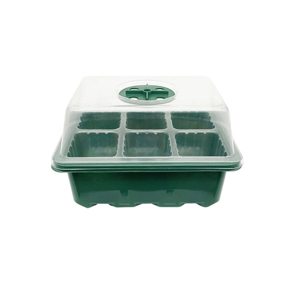 Seed Starter Tray Greenhouse Germination Kit 6 Cells per Seedling Trays