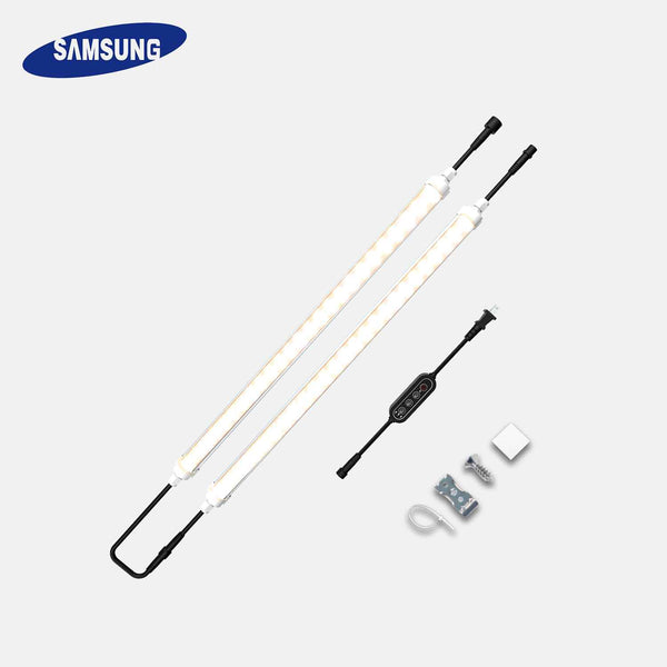T8 LED Tube Grow Lights 10W x 2PCS for Plant Seedling/Leafgreen/Mushroom/Microgreens Cultivation