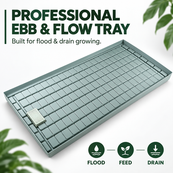 Ebb and Flow Tray - Professional Hydroponic Flood & Drain System | High-Yield Plant Growth