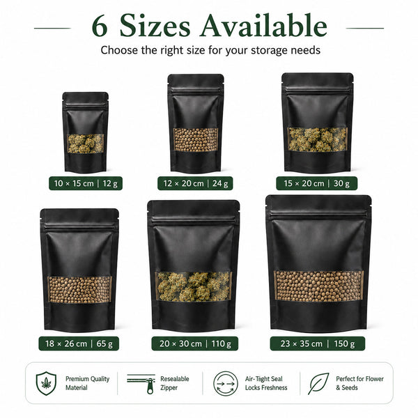 Weed Storage Bags-For Storing Cannabis-TheOneGrow