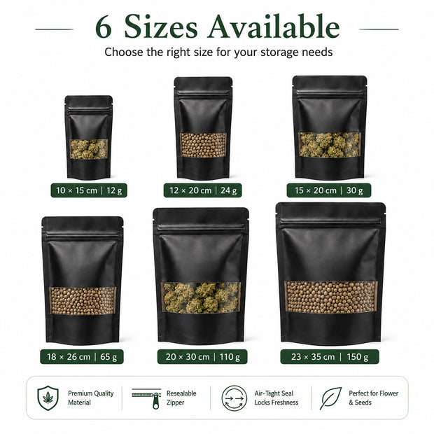 Weed Storage Bags-For Storing Cannabis-TheOneGrow