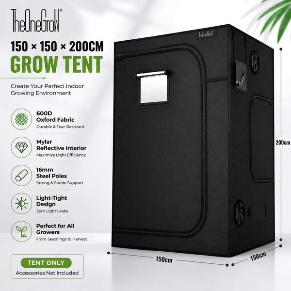 150x150x200cm Grow Tent---TheOneGrow