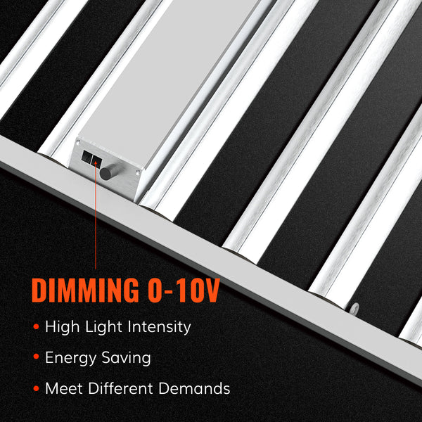 GLOC 1600B 1600W Full Spectrum Foldable LED Grow Light With 660nm Red Light High Efficacy