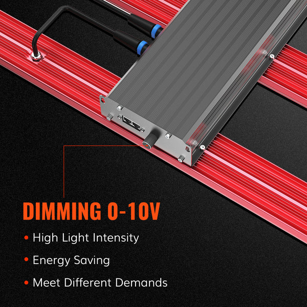 GLMX720C Demountable 720W Full Spectrum LED Grow Light With Osram Led Diodes High Efficacy