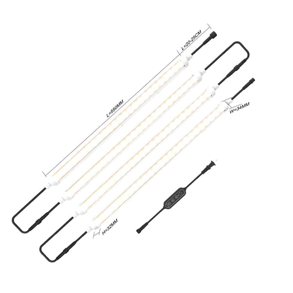 T8 LED Tube Grow Lights 𝟭𝟬𝗪 𝗫 𝟰𝗣𝗖𝗦