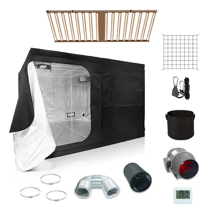 COMBO-SAVE R800! 1600W Led Grow Lights with 300x300x200cm Grow Tent Kits--- TheOneGrow