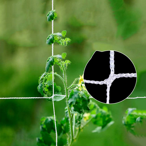 Horticultural Netting, Heavy-Duty Plastic Garden Trellis Netting for Climbing Plants-TheOneGrow