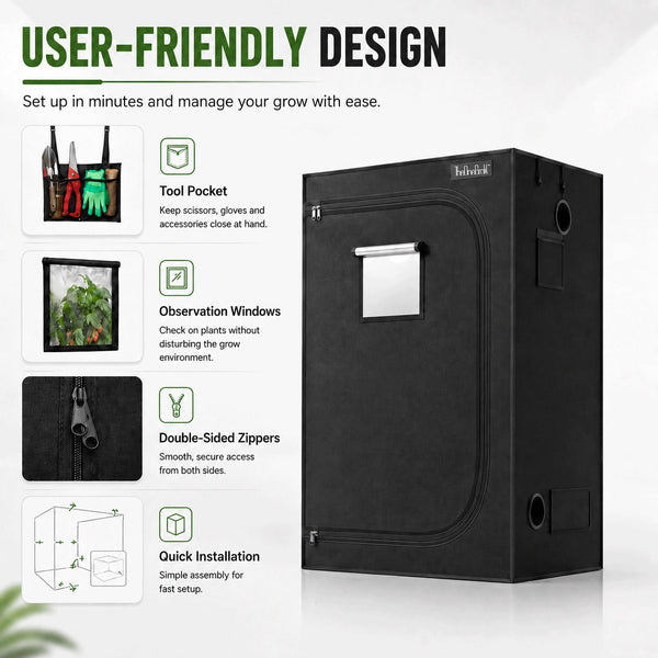 90x90x180cm Grow Tent --TheOneGrow