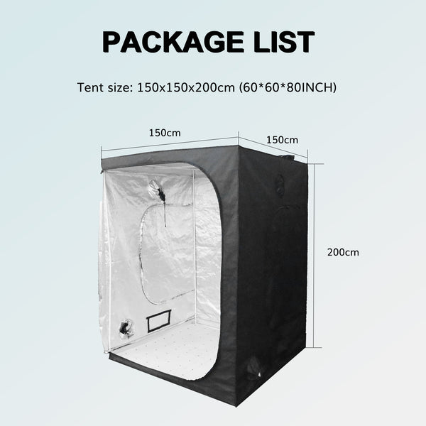 150x150x200cm Indoor Grow Tent Kit|TheOneGrow