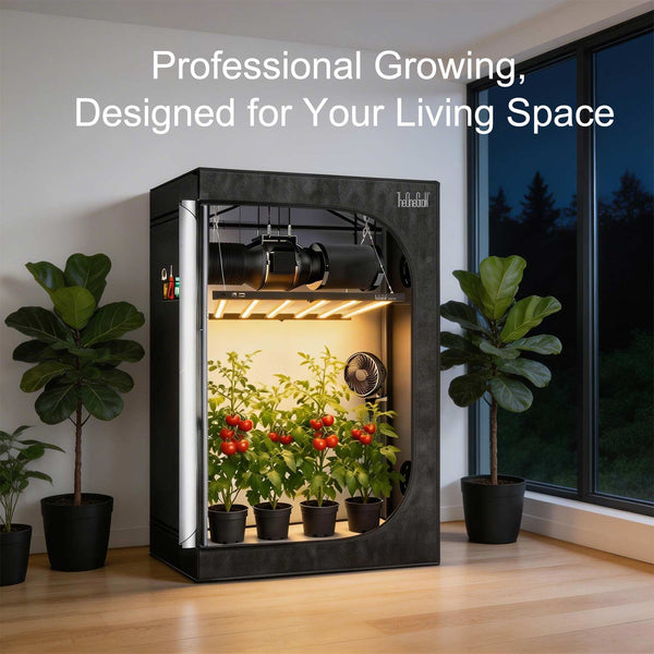 NEW！GLOC 720W High Efficiency Plant Grow Lights | Full Spectrum | 0-100%Dimming ---TheOneGrow