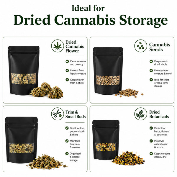 Weed Storage Bags-For Storing Cannabis-TheOneGrow