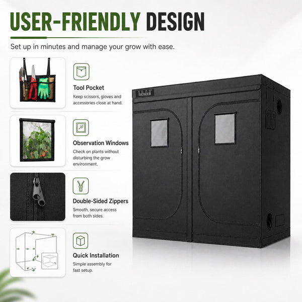 240×120×200cm Grow Tent--TheOneGrow