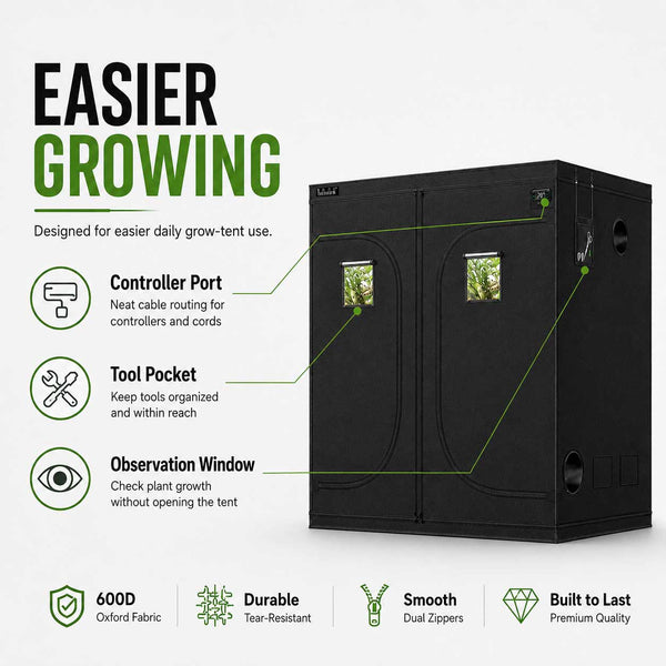 240×240×200cm Grow Tent--TheOneGrow