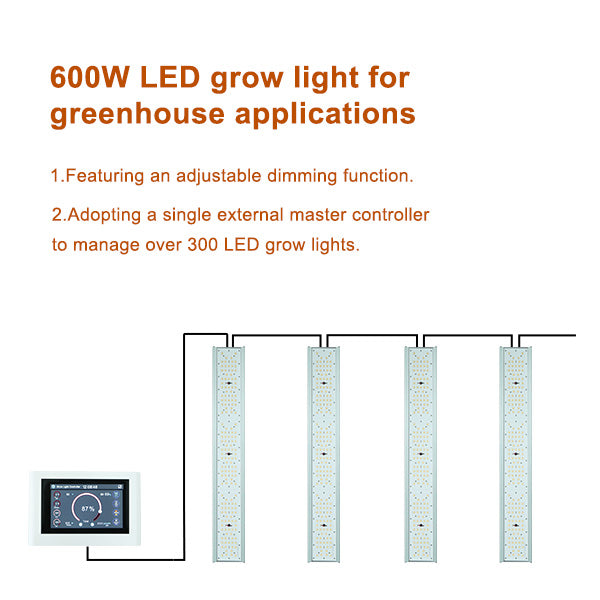 600W LED grow light for greenhouse/grow tent