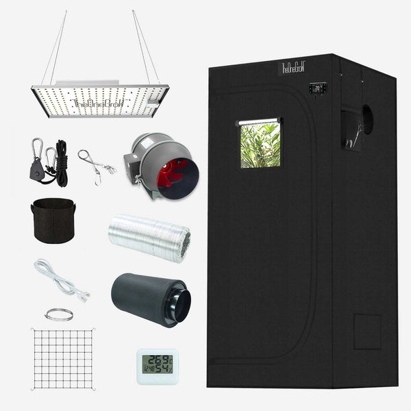 COMBO-SAVE R300! 120W LED Panel Light  with  60×60×140cm  Grow Tent Kit -TheOneGrow