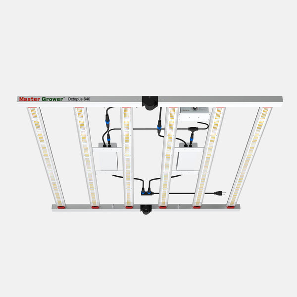 Octopus 640 Foldable 640W Full Spectrum LED Grow Light With OSRAM LED Diodes- Master Grower