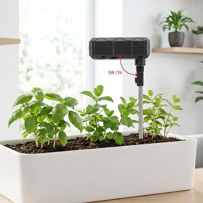6-in-1 Multifunctional Soil Tester---Fertility/Moisture/Temperature/PH/Sunlight Intensity/Ambient Humidity