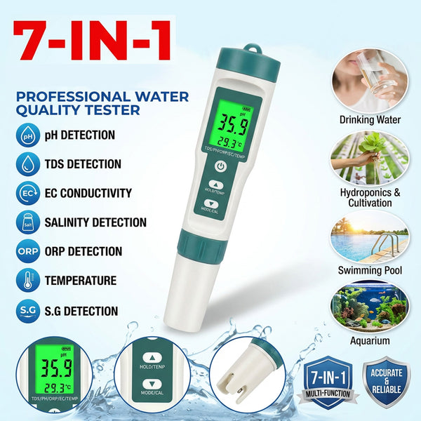 Water Quality Testing Meter-pH, EC, and TDS testing-TheOneGrow