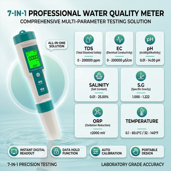 Water Quality Testing Meter-pH, EC, and TDS testing-TheOneGrow