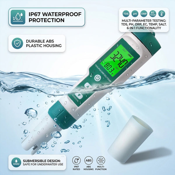 Water Quality Testing Meter-pH, EC, and TDS testing-TheOneGrow