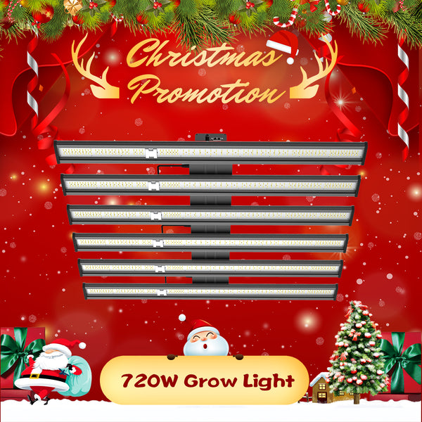 GLMX720 720W Full Spectrum LED Grow Light With 𝗢𝗦𝗥𝗔𝗠 𝗟𝗘𝗗 𝗗𝗶𝗼𝗱𝗲𝘀 High Efficacy