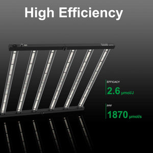 NEW！GLOC 720W High Efficiency Plant Grow Lights | Full Spectrum | 0-100%Dimming ---TheOneGrow