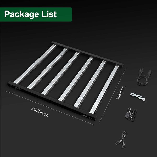 NEW！GLOC 720W High Efficiency Plant Grow Lights | Full Spectrum | 0-100%Dimming ---TheOneGrow