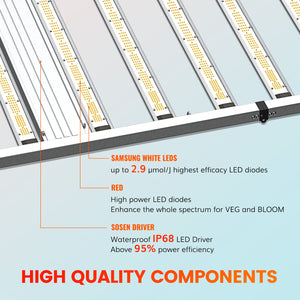 1200W Foldable Grow Light With Super Heat Dissipation