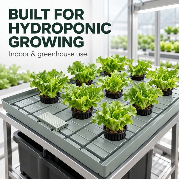 Ebb and Flow Tray - Professional Hydroponic Flood & Drain System | High-Yield Plant Growth