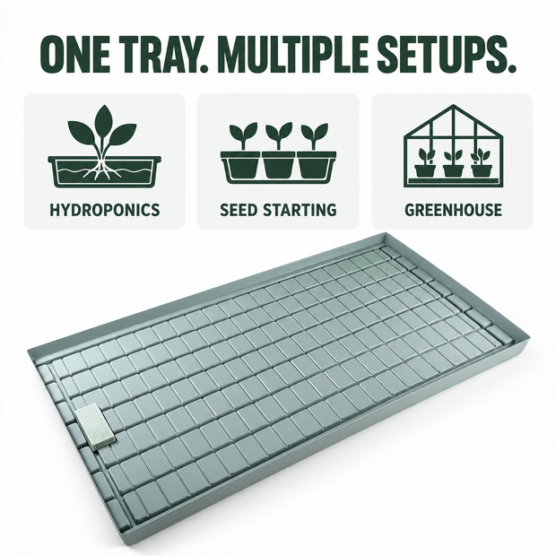 Ebb and Flow Tray - Professional Hydroponic Flood & Drain System | High-Yield Plant Growth